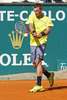 Jarkko Nieminen of Finland in action on day one of the ATP Monte Carlo Masters, at Monte-Carlo Sporting Club on April 15, 2013 in Monte-Carlo, Monaco.
