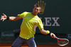 Jarkko Nieminen of Finland in action on day one of the ATP Monte Carlo Masters, at Monte-Carlo Sporting Club on April 15, 2013 in Monte-Carlo, Monaco.

