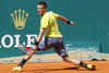 Jarkko Nieminen of Finland in action on day one of the ATP Monte Carlo Masters, at Monte-Carlo Sporting Club on April 15, 2013 in Monte-Carlo, Monaco.
