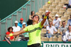 Marinko Matosevic of Australia plays a shot during the second round match against Jarkko Nieminen of Finland on day three of the ATP Monte Carlo Masters, at Monte-Carlo Sporting Club on April 17, 2013 in Monte-Carlo, Monaco.
