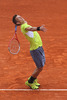Jarkko Nieminen of Finland in action during the quarter final match against Novak Djokovic of Serbia (not pictured) on day five of the ATP Monte Carlo Masters, at Monte-Carlo Sporting Club on April 19, 2013 in Monte-Carlo, Monaco.
