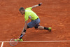 Jarkko Nieminen of Finland in action during the quarter final match against Novak Djokovic of Serbia (not pictured) on day five of the ATP Monte Carlo Masters, at Monte-Carlo Sporting Club on April 19, 2013 in Monte-Carlo, Monaco.
