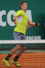 Jarkko Nieminen of Finland in action during the quarter final match against Novak Djokovic of Serbia (not pictured) on day five of the ATP Monte Carlo Masters, at Monte-Carlo Sporting Club on April 19, 2013 in Monte-Carlo, Monaco.
