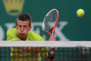 Jarkko Nieminen of Finland in action during the quarter final match against Novak Djokovic of Serbia (not pictured) on day five of the ATP Monte Carlo Masters, at Monte-Carlo Sporting Club on April 19, 2013 in Monte-Carlo, Monaco.

