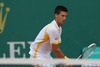 Novak Djokovic of Serbia in action during the quarter final match against Jarkko Nieminen of Finland (not pictured) on day five of the ATP Monte Carlo Masters, at Monte-Carlo Sporting Club on April 19, 2013 in Monte-Carlo, Monaco.
