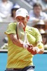 Finish tennis player Jarkko Nieminen during the Madrid Open of ATP World Tour at the Caja Magica in Caja Magica, Spain on 2014/05/08.
