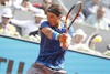 Spanish tennis player Rafael Nadal during the Madrid Open of ATP World Tour at the Caja Magica in Caja Magica, Spain on 2014/05/08.
