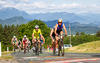 Triathletes on climb to Rupertiberg during the 15 th IRONMAN Austria, Klagenfurt, Austria on 2013/05/29.
