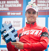 Javier Gomez (ESP) after Elite Men of ITU World Championship Dextro Energy Triathlon Kitzbuehel, Austria on 2013/07/06.
