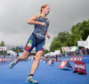 Annamaria Mazzetti (ITA) during the women Elite competition of the Triathlon European Championships at the Schwarzsee in Kitzbuehel, Austria on 20.6.2014.
