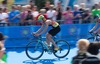 Justus Nieschlag (GER) during the men Elite competition of the Triathlon European Championships at the Schwarzsee in Kitzbuehel, Austria on 21.6.2014.
