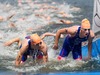 Igor Polyanskiy (RUS), Dmitry Polyanskiy (RUS) during the men Elite competition of the Triathlon European Championships at the Schwarzsee in Kitzbuehel, Austria on 21.6.2014.
