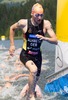 Maximilian Schwetz (GER) during the men Elite competition of the Triathlon European Championships at the Schwarzsee in Kitzbuehel, Austria on 21.6.2014.
