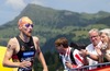 Maximilian Schwetz (GER) during the men Elite competition of the Triathlon European Championships at the Schwarzsee in Kitzbuehel, Austria on 21.6.2014.
