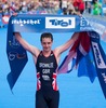 Winner Alistair Brownlee (GBR) during the men Elite competition of the Triathlon European Championships at the Schwarzsee in Kitzbuehel, Austria on 21.6.2014.
