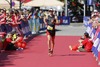 Der Bayer Christian Jais (Oberschweinbach) auf dem Weg ins Ziel // during the Ergo Ironman 70.3 in Remich, Luxembourg on 2014/06/21.
