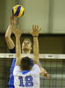 Urpo Sivula (no.10) of Finland spikes during friendly volleyball match between Slovenia and Finland. Friendly volleyball match between Slovenia and Finland was played in Tivoli arena in Ljubljana, Slovenia, on Monday, 30th of December 2013 as preparation for qualifications for World Championships 2014.
