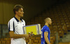 Head coach of Finnish team, Tuomas Sammelvuo during friendly volleyball match between Slovenia and Finland. Friendly volleyball match between Slovenia and Finland was played in Tivoli arena in Ljubljana, Slovenia, on Monday, 30th of December 2013 as preparation for qualifications for World Championships 2014.
