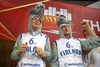 Finnish fans during the FIVB Volleyball Men World Championships Pool B Match between Finland and Germany at the Spodek in Katowice, Poland on 2014/09/06.
