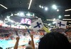 Finnish fans during the FIVB Volleyball Men World Championships Pool B Match between Finland and Germany at the Spodek in Katowice, Poland on 2014/09/06.
