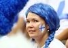 Finnish fans during the FIVB Volleyball Men World Championships Pool B Match between Finland and Germany at the Spodek in Katowice, Poland on 2014/09/06.
