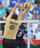 Antti Siltala of Finland during the FIVB Volleyball Men World Championships Pool B Match beween Finland and Germany at the Spodek in Katowice, Poland on 2014/09/06.
