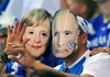 Finnish fans during the FIVB Volleyball Men World Championships Pool B Match between Finland and Germany at the Spodek in Katowice, Poland on 2014/09/06.
