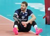 Olli-Pekka Ojansivu of Finland disappointed during the FIVB Volleyball Men World Championships Pool B Match beween Finland and Germany at the Spodek in Katowice, Poland on 2014/09/06.
