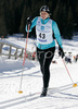 Anne Jensen of Swedish embassy skiing in 16th Cross country skiing race of politicians and diplomats in Pokljuka, Slovenia. 16th Cross country skiing race of politicians and diplomats was held in Pokljuka, Slovenia, on 26th of January 2008.
