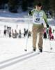 Cecilia Nordin Van Gansberghe of Swedish embassy skiing in 16th Cross country skiing race of politicians and diplomats in Pokljuka, Slovenia. 16th Cross country skiing race of politicians and diplomats was held in Pokljuka, Slovenia, on 26th of January 2008.
