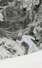 Thobias Fredriksson of Sweden skiing during qualifications for Men sprint race of Viessmann Cross country skiing FIS World Cup 2009-10. Qualifications for Men sprint race of Viessmann Cross country skiing FIS World Cup were held in Rogla, Slovenia, on 19th of December 2009.
