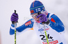 Virpi Kuitunen of Finland skiing during qualifications for Women sprint race of Viessmann Cross country skiing FIS World Cup 2009-10. Qualifications for Women sprint race of Viessmann Cross country skiing FIS World Cup were held in Rogla, Slovenia, on 19th of December 2009.
