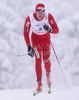 Anders Gloeersen of Norway skiing during qualifications for Men sprint race of Viessmann Cross country skiing FIS World Cup 2009-10. Qualifications for Men sprint race of Viessmann Cross country skiing FIS World Cup were held in Rogla, Slovenia, on 19th of December 2009.
