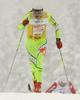 Third placed Petra Majdic of Slovenia skiing during finals of Women sprint race of Viessmann Cross country skiing FIS World Cup 2009-10. Women sprint race of Viessmann Cross country skiing FIS World Cup were held in Rogla, Slovenia, on 19th of December 2009.
