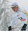 Hanna Brodin of Sweden skiing during finals of Women sprint race of Viessmann Cross country skiing FIS World Cup 2009-10. Women sprint race of Viessmann Cross country skiing FIS World Cup were held in Rogla, Slovenia, on 19th of December 2009.
