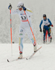 Ida Ingemarsdotter of Sweden skiing during finals of Women sprint race of Viessmann Cross country skiing FIS World Cup 2009-10. Women sprint race of Viessmann Cross country skiing FIS World Cup were held in Rogla, Slovenia, on 19th of December 2009.
