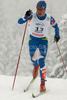 Lasse Paakkonen of Finland skiing during finals of Men sprint race of Viessmann Cross country skiing FIS World Cup 2009-10. Men sprint race of Viessmann Cross country skiing FIS World Cup were held in Rogla, Slovenia, on 19th of December 2009.
