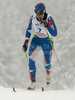 Aino Kaisa Saarinen of Finland skiing during finals of Women sprint race of Viessmann Cross country skiing FIS World Cup 2009-10. Women sprint race of Viessmann Cross country skiing FIS World Cup were held in Rogla, Slovenia, on 19th of December 2009.
