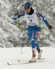 Aino Kaisa Saarinen of Finland skiing during finals of Women sprint race of Viessmann Cross country skiing FIS World Cup 2009-10. Women sprint race of Viessmann Cross country skiing FIS World Cup were held in Rogla, Slovenia, on 19th of December 2009.
