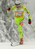 Third placed Petra Majdic of Slovenia skiing during finals of Women sprint race of Viessmann Cross country skiing FIS World Cup 2009-10. Women sprint race of Viessmann Cross country skiing FIS World Cup were held in Rogla, Slovenia, on 19th of December 2009.
