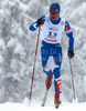 Lasse Paakkonen of Finland skiing during finals of Men sprint race of Viessmann Cross country skiing FIS World Cup 2009-10. Men sprint race of Viessmann Cross country skiing FIS World Cup were held in Rogla, Slovenia, on 19th of December 2009.
