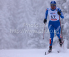 Natalia Korosteleva of Russia skiing during finals of Women sprint race of Viessmann Cross country skiing FIS World Cup 2009-10. Women sprint race of Viessmann Cross country skiing FIS World Cup were held in Rogla, Slovenia, on 19th of December 2009.
