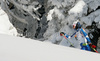 Riitta-Liisa Roponen of Finland skiing in Women 15km classic mass start race of Viessmann Cross country skiing FIS World Cup 2009-10. Women 15km classic mass start race of Viessmann Cross country skiing FIS World Cup were held in Rogla, Slovenia, on 20th of December 2009.
