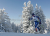 Virpi Kuitunen of Finland skiing in Women 15km classic mass start race of Viessmann Cross country skiing FIS World Cup 2009-10. Women 15km classic mass start race of Viessmann Cross country skiing FIS World Cup were held in Rogla, Slovenia, on 20th of December 2009.
