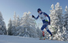Virpi Kuitunen of Finland skiing in Women 15km classic mass start race of Viessmann Cross country skiing FIS World Cup 2009-10. Women 15km classic mass start race of Viessmann Cross country skiing FIS World Cup were held in Rogla, Slovenia, on 20th of December 2009.
