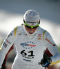 Ida Ingemarsdotter of Sweden skiing in Women 15km classic mass start race of Viessmann Cross country skiing FIS World Cup 2009-10. Women 15km classic mass start race of Viessmann Cross country skiing FIS World Cup were held in Rogla, Slovenia, on 20th of December 2009.
