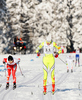 Petra Majdic of Slovenia skiing in Women 15km classic mass start race of Viessmann Cross country skiing FIS World Cup 2009-10. Women 15km classic mass start race of Viessmann Cross country skiing FIS World Cup were held in Rogla, Slovenia, on 20th of December 2009.
