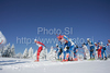Matti Heikkinen of Finlandskiing in Men 30km classic mass start race of Viessmann Cross country skiing FIS World Cup 2009-10. Men 30km classic mass start race of Viessmann Cross country skiing FIS World Cup were held in Rogla, Slovenia, on 20th of December 2009.
