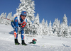Sami Jauhojaervi of Finland skiing in Men 30km classic mass start race of Viessmann Cross country skiing FIS World Cup 2009-10. Men 30km classic mass start race of Viessmann Cross country skiing FIS World Cup were held in Rogla, Slovenia, on 20th of December 2009.
