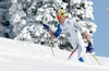 Pietro Piller Cottrer of Italy skiing in Men 30km classic mass start race of Viessmann Cross country skiing FIS World Cup 2009-10. Men 30km classic mass start race of Viessmann Cross country skiing FIS World Cup were held in Rogla, Slovenia, on 20th of December 2009.
